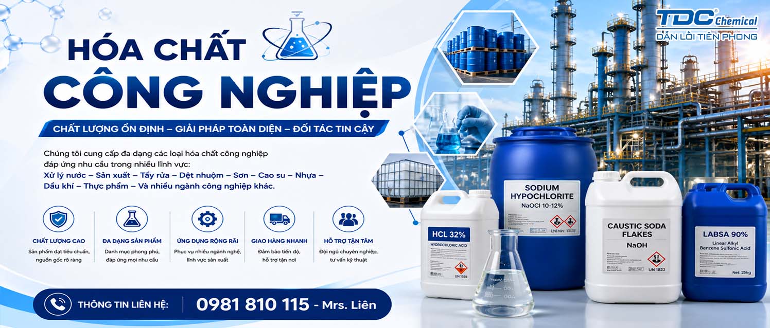 MUA Hóa Chất Công Nghiệp Cơ Bản - Báo Giá Sỉ Cho Nhà Máy & Xưởng Sản Xuất