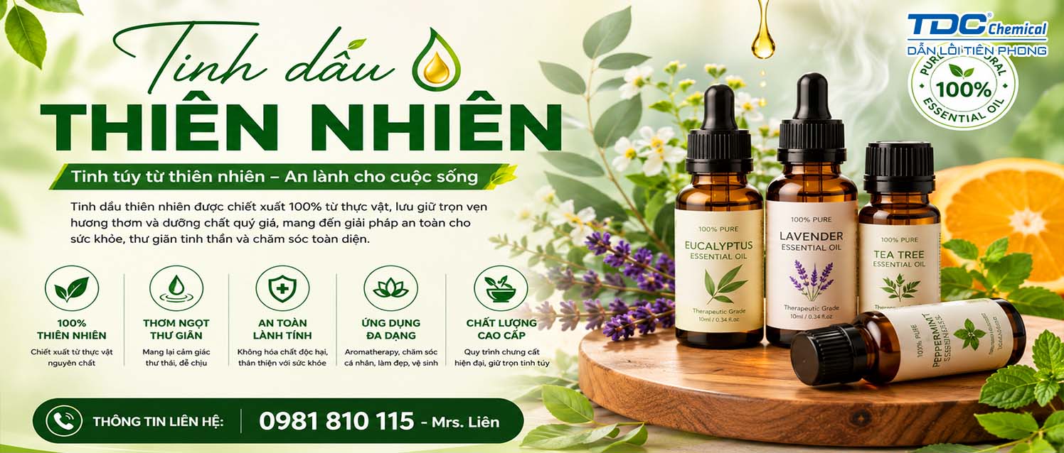 MUA Tinh Dầu Thiên Nhiên Nguyên Chất 100% - Báo Giá Sỉ & Lẻ Mới Nhất
